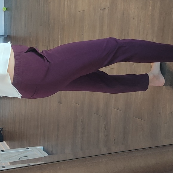 Stretchy maroon pants - Picture 4 of 5